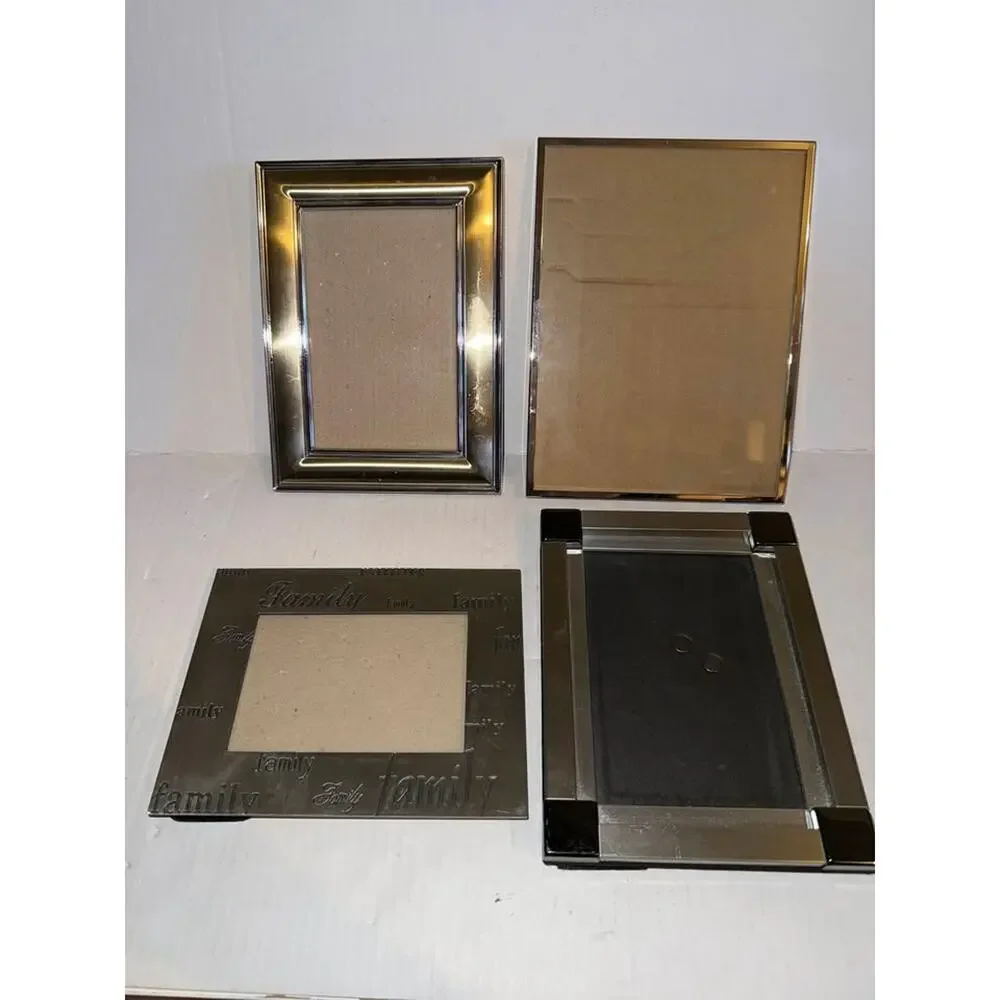 Set of 4 Metal Picture Frames
